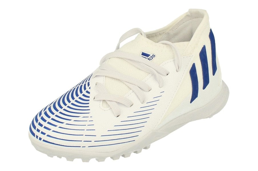 Adidas Predator Edge.3 Tf Junior Football Boots Gz2896 Trainers  GZ2896 - White Blue Gz2896 - Photo 0