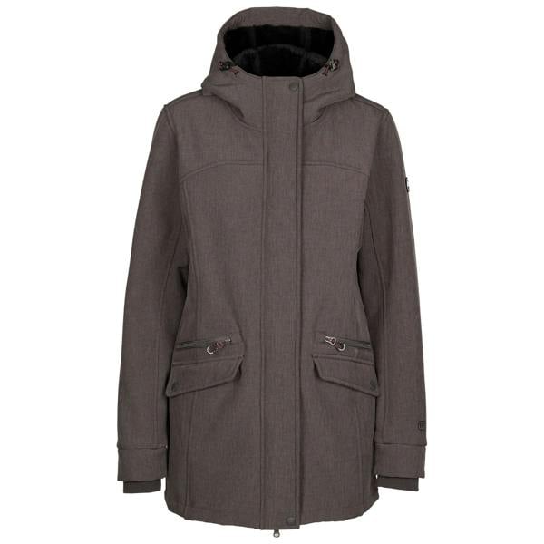 Trespass Womens/Ladies Anza TP75 Soft Shell Jacket - Dark Grey Marl