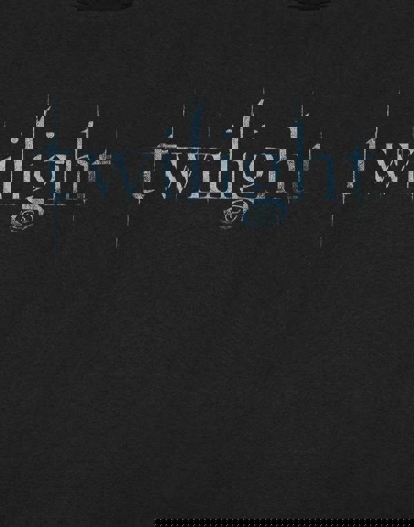 Twilight Womens Black Logo Short Sleeved T-Shirt