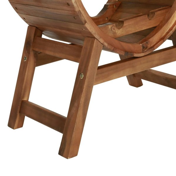 Berkfield Wine Rack 13 Bottles Solid Acacia Wood