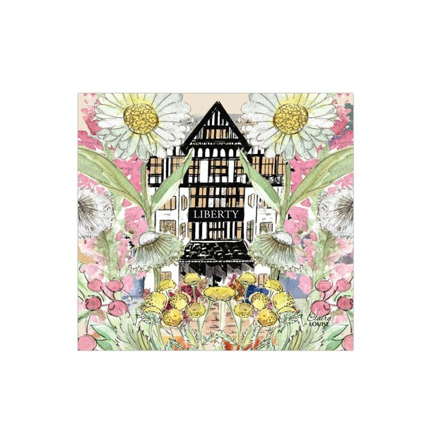 Claire Louise - Designer Liberty In Full Bloom Glass Kitchen Splashback