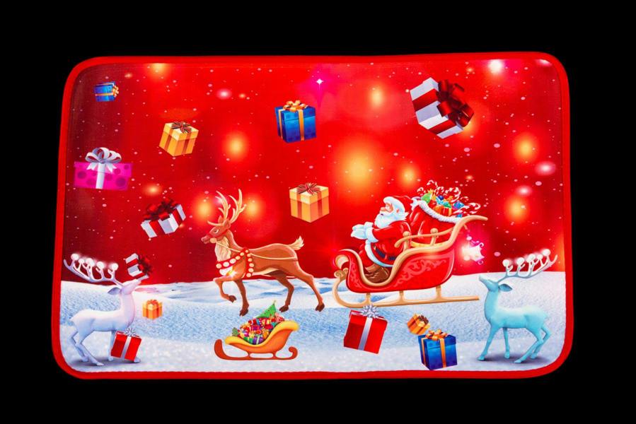 38.5 x 59cm Christmas Doormat with Soft Non-Slip Backing for Indoor and Outdoor Entrances image 3