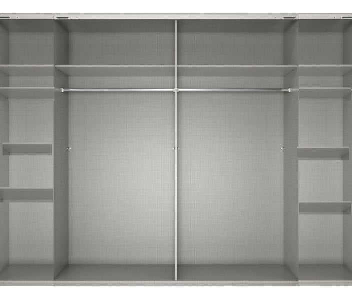 TJ's Furniture Lotto  White 4 Door 316cm Wardrobe