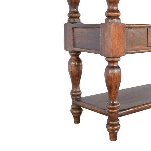 Artisan Furniture Solid Wood Turned Leg Console Table
