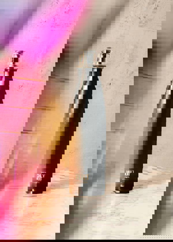 Built New York Built 740ml Double Walled Stainless Steel Water Bottle Charcoal