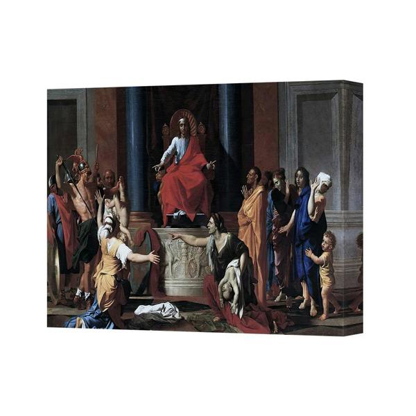 Benjamin Tate Design Christian Canvas Wall Art Jesus Enthroned With Apostles Painting Print