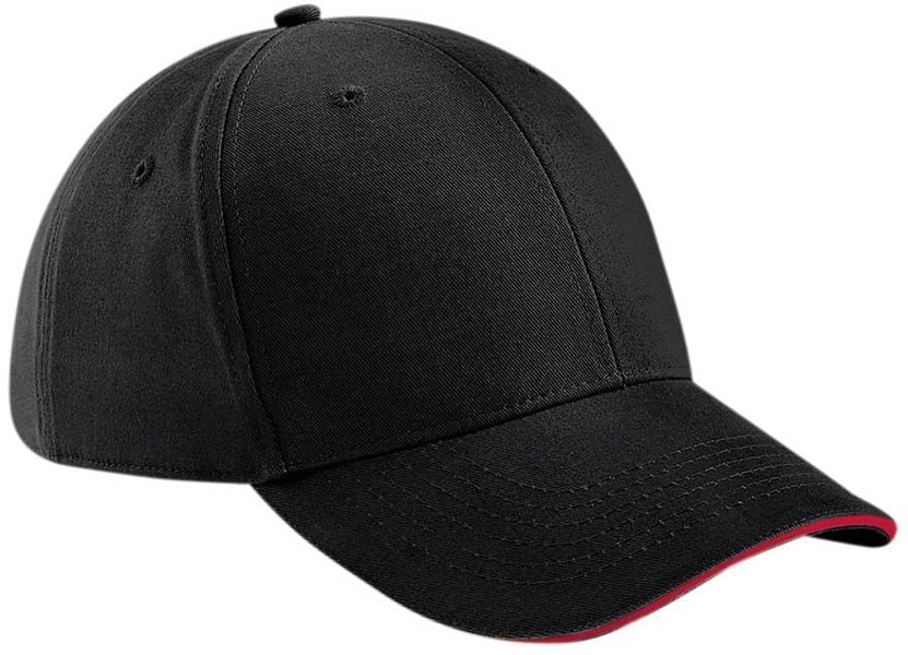 Beechfield Adult Beechfield OSFA Sandwich Peak Cap {BC020}