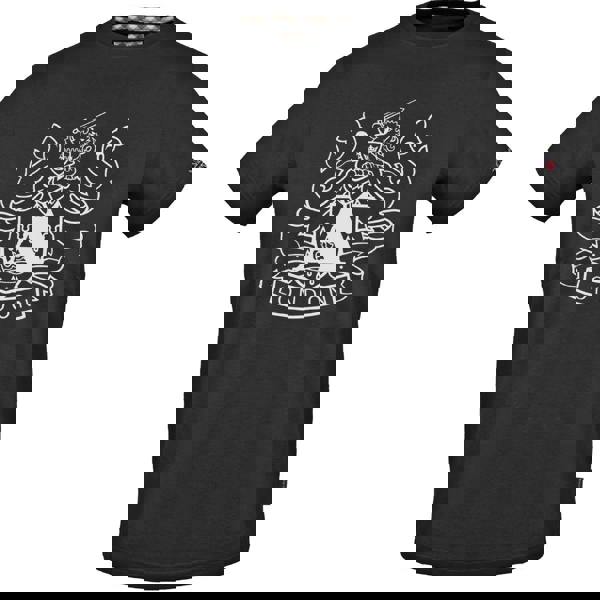 Aquascutum Mens Aldis Shield Logo T-Shirt - Black