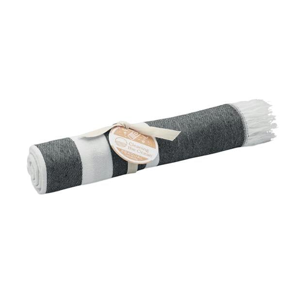 MidOcean Wave Hammam SeaQual Bath Towel - Grey - 
