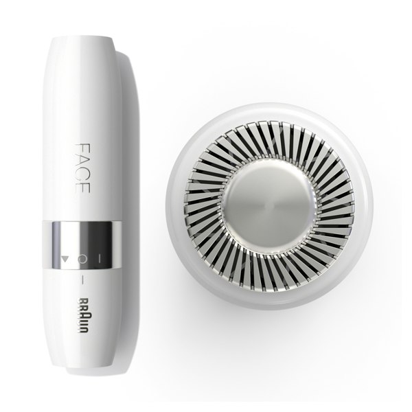 Braun Face Mini Hair Remover FS1000, Electric Facial Hair Removal for Women, White