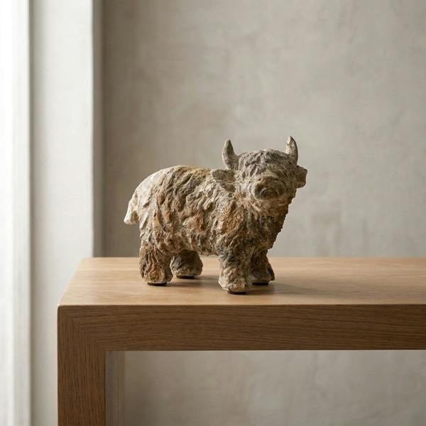 Garden Greatness Standing Highland Cow Ornament