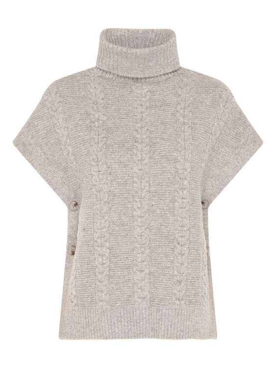 VIZ-A-VIZ Cable Roll Neck Tabard