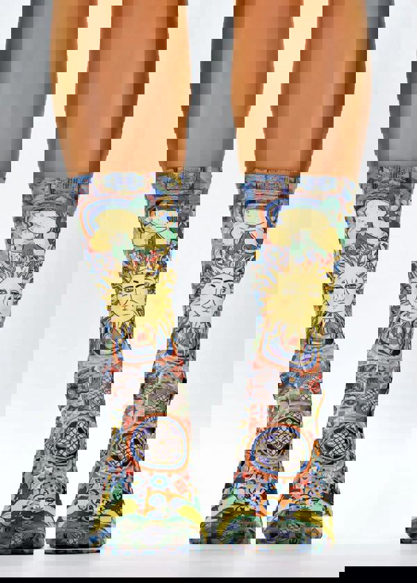 Jemsox CERAMIC SUN Ladies Fun Gift Socks