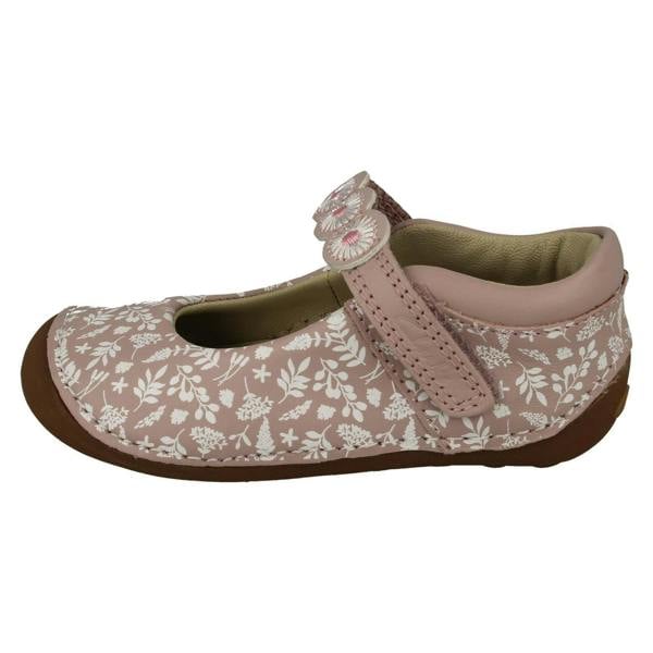 Clarks Girls Clarks Flower Detailed Mary Jane Shoes Tiny Flora T
