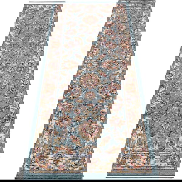 Oriental Short Pile Rug Reni Luxor Vintage Design