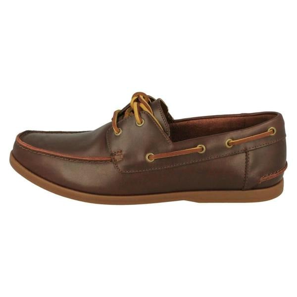 Clarks Mens Clarks Lace Up Deck Shoes Pickwell Sail