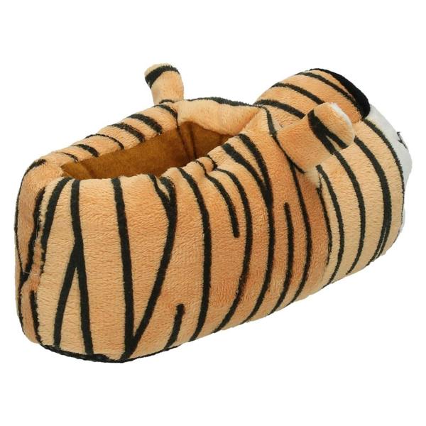 Spot On Unisex Spot On Flat Novelty Tiger Slippers X2074