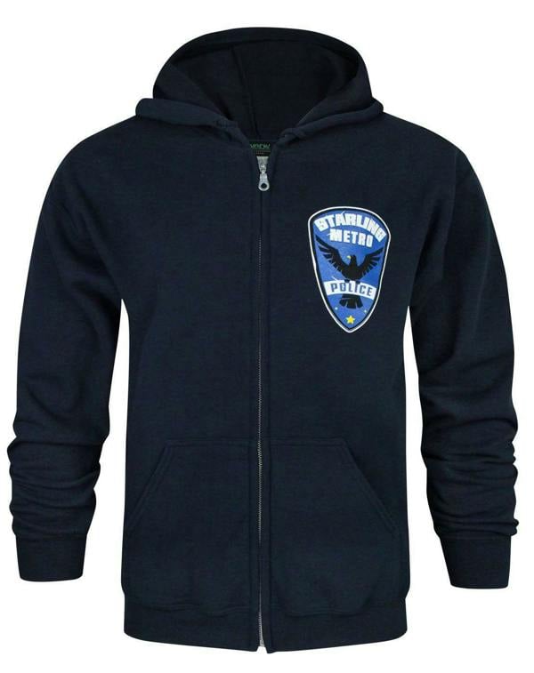 DC Comics Mens Blue Arrow Hoodie