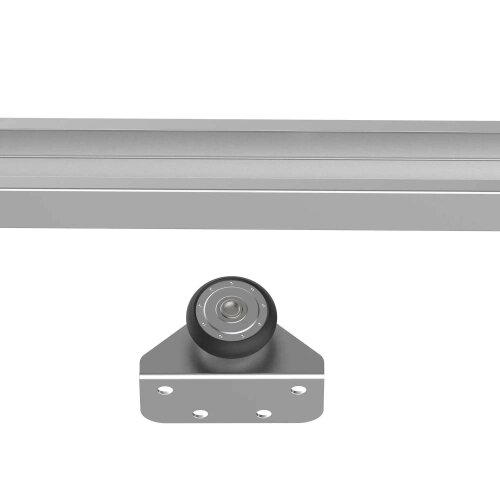 Bobobiy 6FT Modern Sliding Barn Door Closet Hardware Track Kit Track System Unit for Single Wooden Door