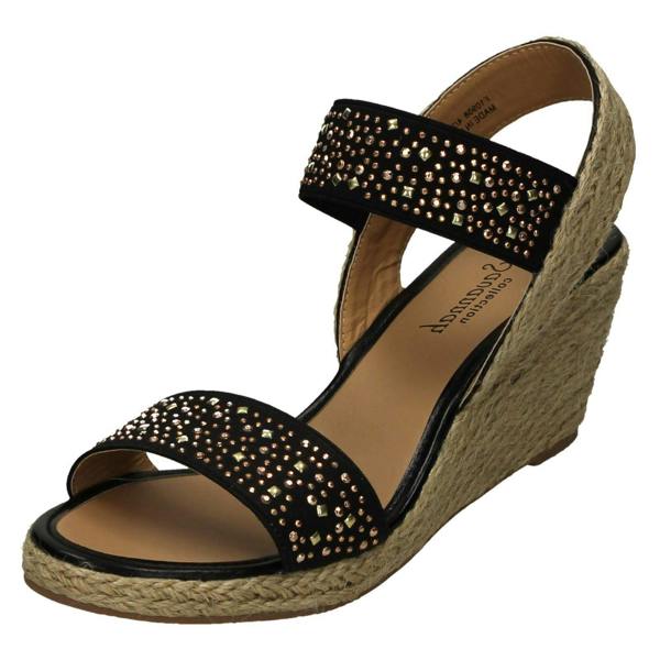 Savannah Ladies Savannah High Wedge Sandals F10908
