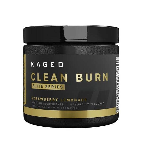 Kaged Muscle Clean Burn Powder - Elite Series, Strawberry Lemonade - 195g