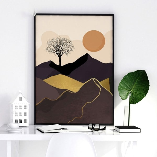 Scandi decor for office | set of 3 wall art prints