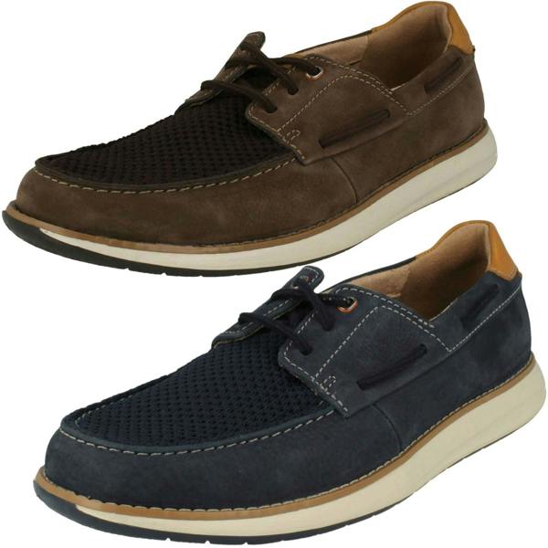 Clarks Mens Clarks Unstructured Deck Shoes Un Pilot Lace