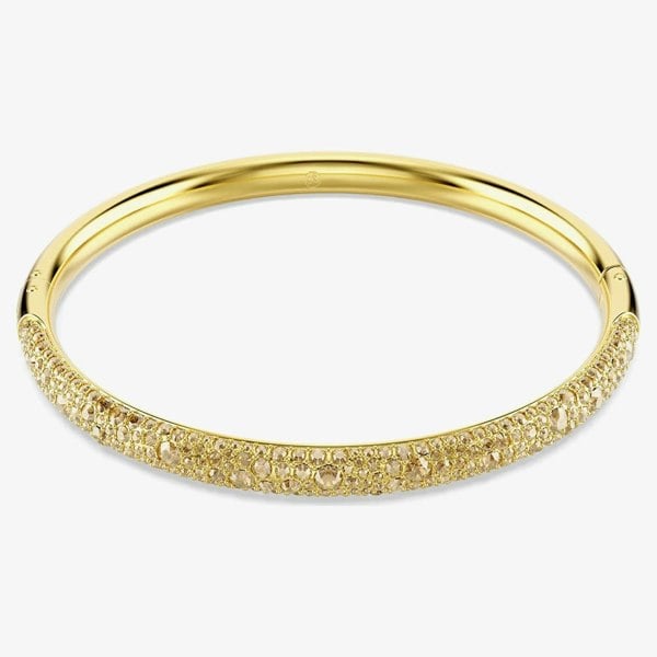 Swarovski Sublima Gold Tone Plated Snow Pave Bangle 5723337