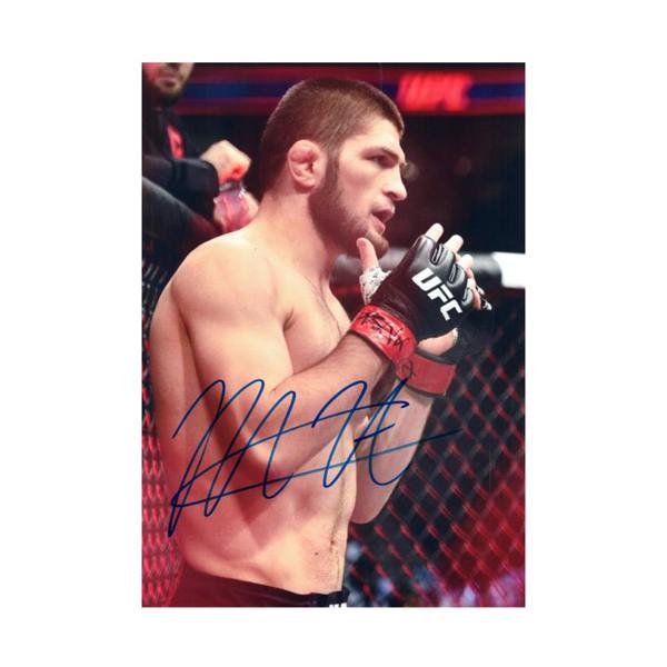 Khabib Nurmagomedov Signed 12x8 Image