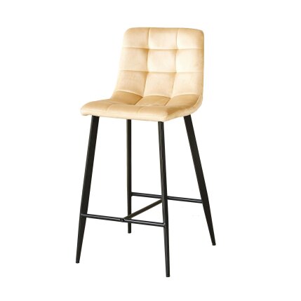 Outdoor Living Erica Plush Velvet Comfort Bar Stools - Set of 4