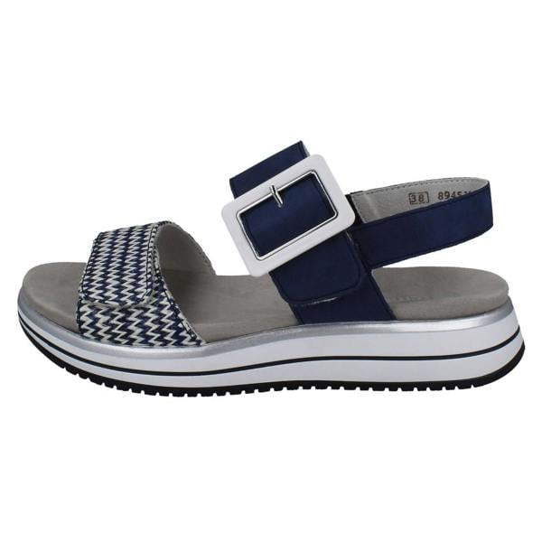 Remonte Ladies Remonte X Elle Faux Buckle Sandals D1J53