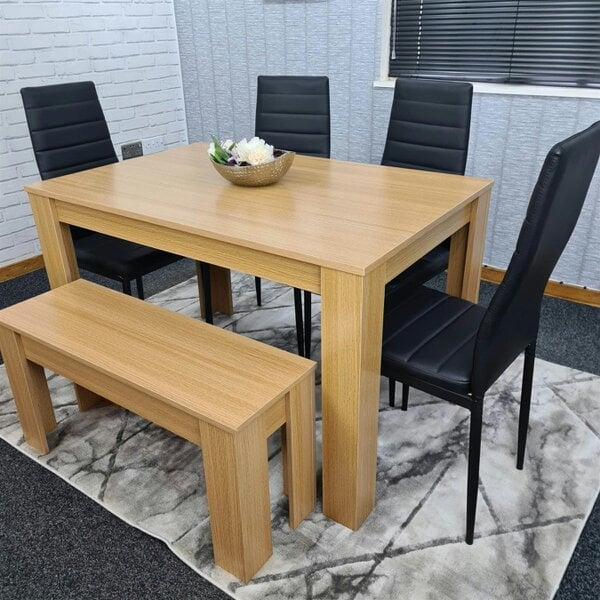 Kosy Koala Dining Table Set with 4 Chairs Dining Room and Kitchen table set of 4, and Benches