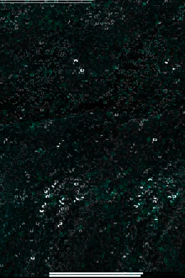 Sequin & Velvet Corset Jumpsuit - Emerald Green TR365