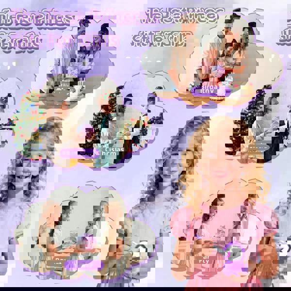 deAO Girls Pretend Makeup Kit with Carry Case - My First Kids Makeup Playset for Toddler Role Play & Imaginative Learning