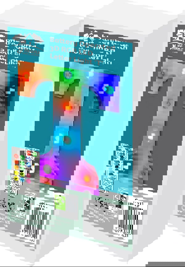 St Helens Battery Operated RGB Letter   With Remote Control Letter T