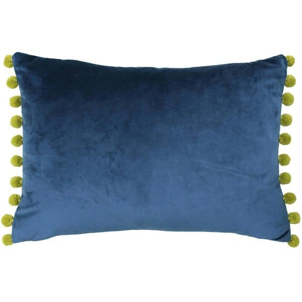 Paoletti Fiesta Rectangle Cushion Cover - Indigo/Olive