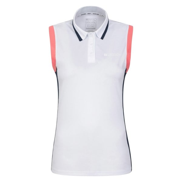 Mountain Warehouse Women's Classic Polo Neck Golf Vest Top - White