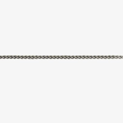 T. H. Baker 18ct White Gold 18inch Spiga Chain EWSP2018