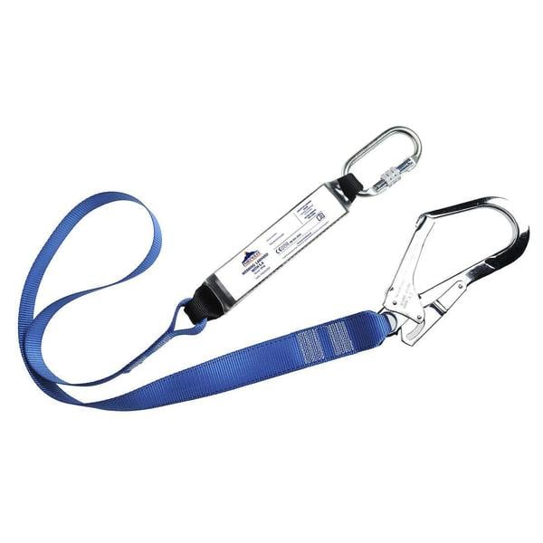 Single Webbing 1.8m Lanyard With Shock Absorber Portwest
