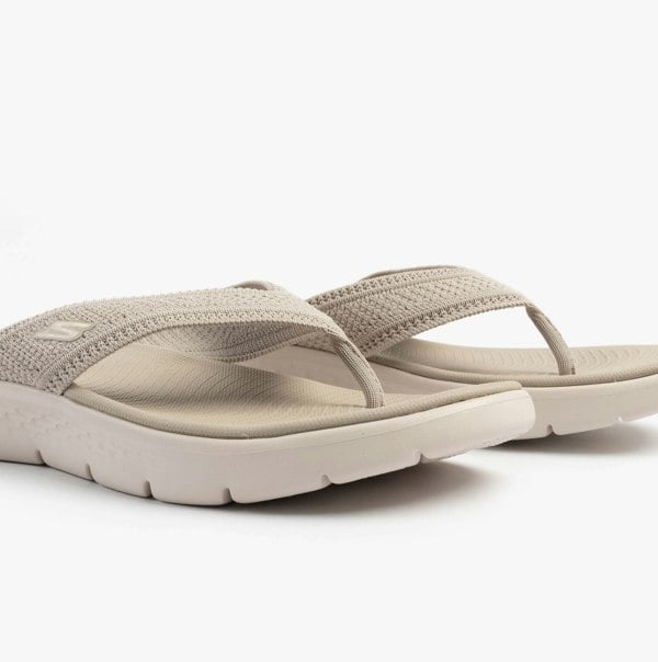 Skechers GO WALK FLEX SANDAL - HOLLY Womens Sandals Taupe