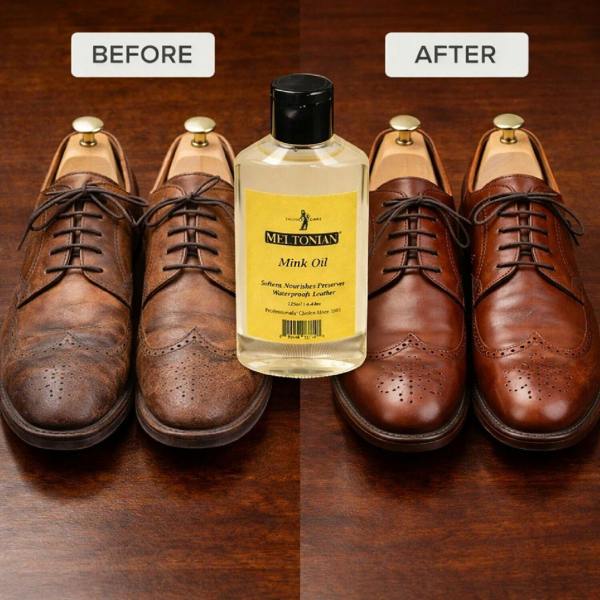 Meltonian Mink Oil - Deep Conditioning & Weather Protection for Leather 125ml