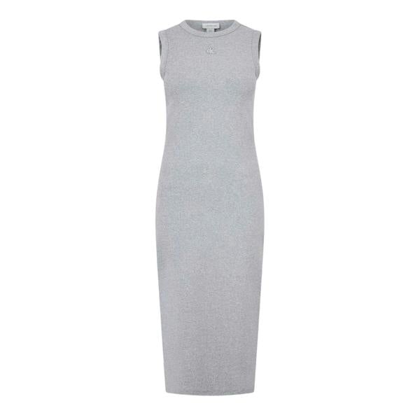 Calvin Klein Womens/Ladies Cotton Midi Bodycon Dress - Heather Grey - 
