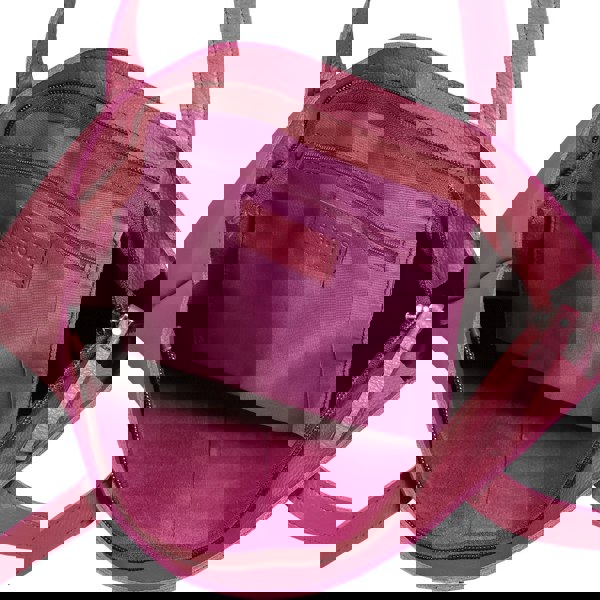 Assots London 'SIENNA' Carmine Pink Croc + Pebble Grain Unlined Leather Tote Bag