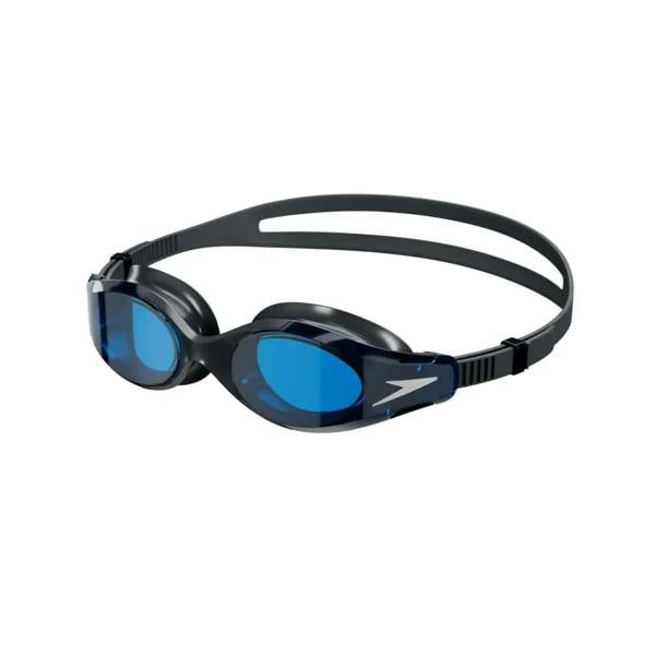 Speedo Hydrosity 2.0 black blue mirrored swim goggle with soft seals