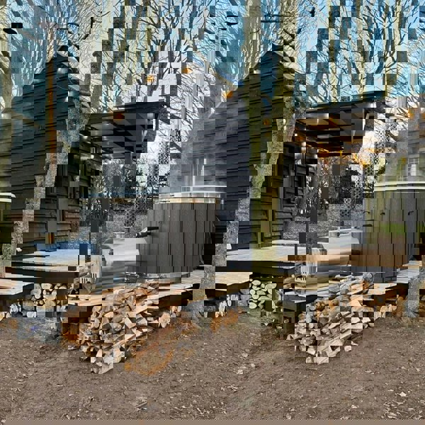 Wood Fired Ofuro Style Hot Tub | Fibreglass Liner | for couples.