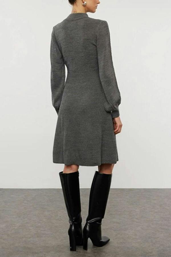WOVCOR Mini Knit Lace Dress