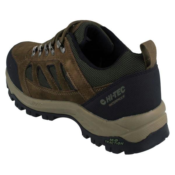Hi-Tec Mens Hi-Tec Waterproof Lace Up Casual Walking Trainers Bandera Expedition Low WP Wide