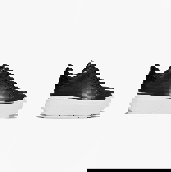 FitFlop RTG SEQUIN-BACKTAB LEATHER Womens Fashion Trainers Black