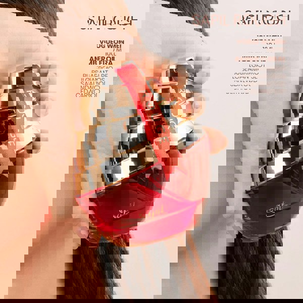 Sapil Rouge Eau de Parfum 100ml in hand with details