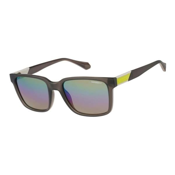Superdry Sunglasses SDS-5039 165 Dark Grey Oil Slick Mirror Polarized